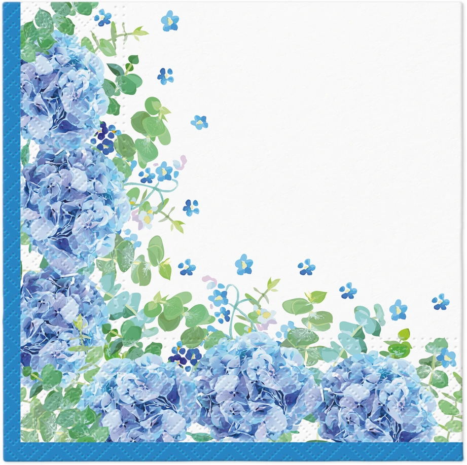 Paw Mėlyna Meadow Popierinės servetėlės 33 x 33 cm 20 vnt