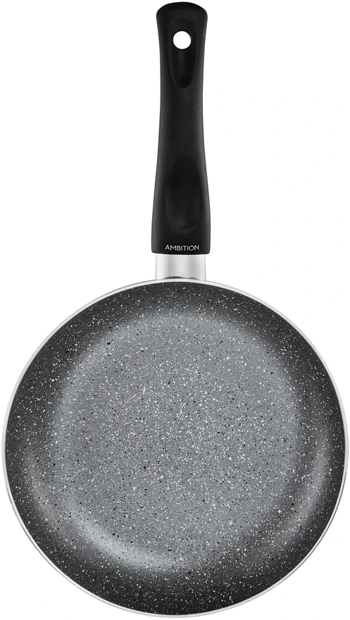 Pedra keptuvė su Qualum Basic Stone Edition danga 28 cm AMBITION