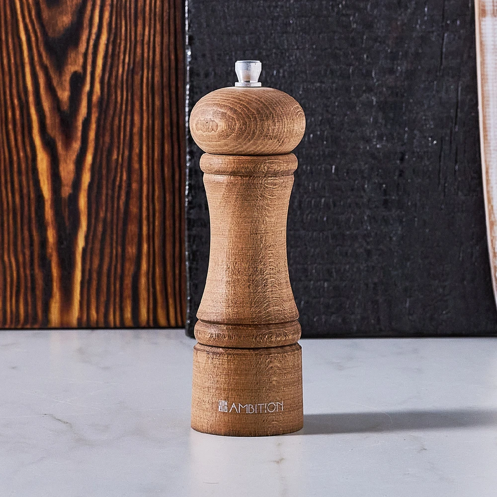 Dajar AMBITION Pipirų malūnėlis i soli drewniany 18 cm kasztan Chess 229700