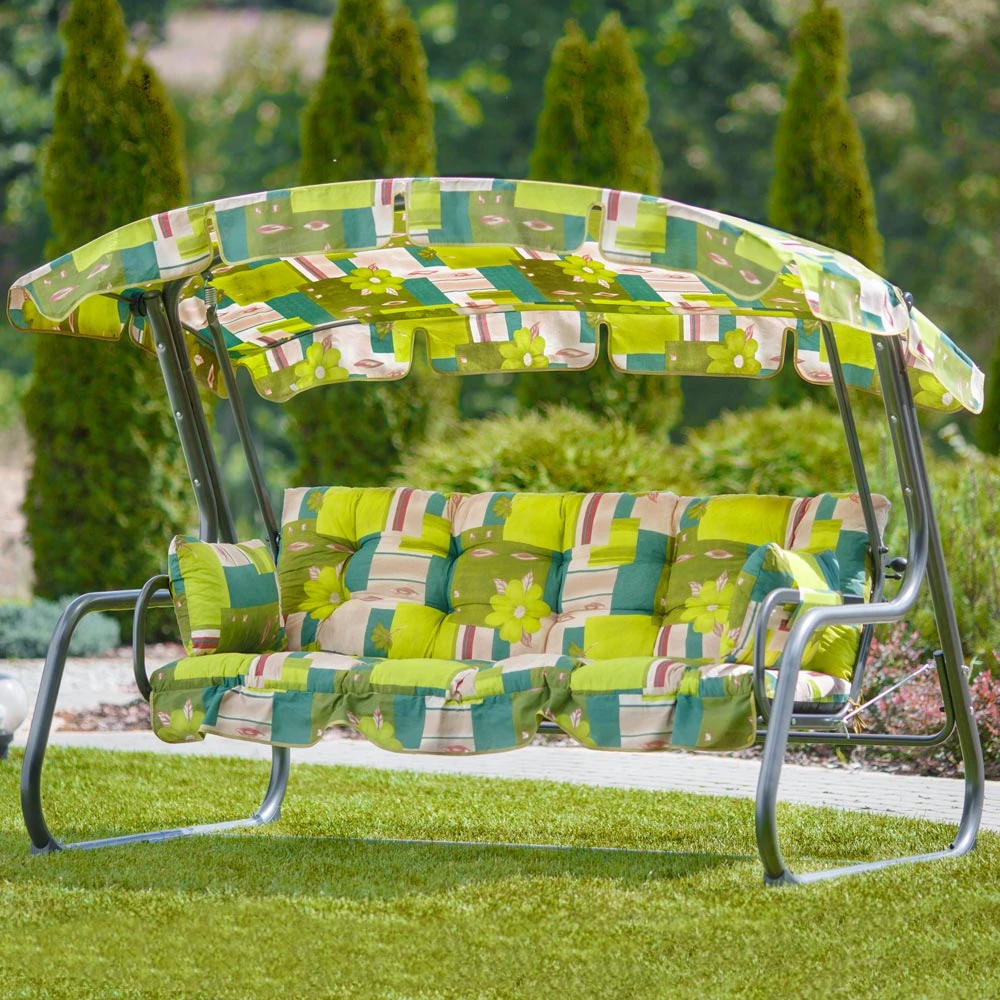 Pagalvėlės su stogeliu sūpynėms 170 cm Ravenna E001-12BB PATIO