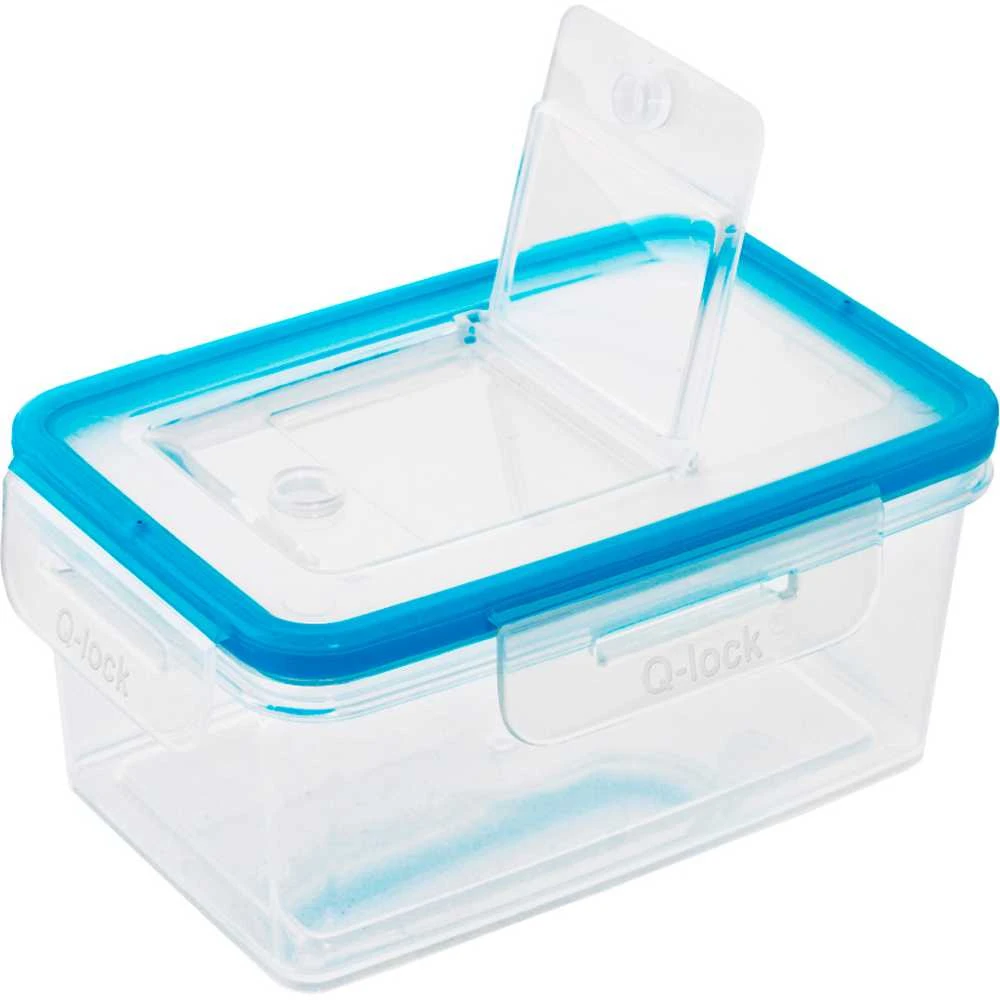 BRANQ 0,65 l plastikinis indelis Q-LOCK, mėlynas