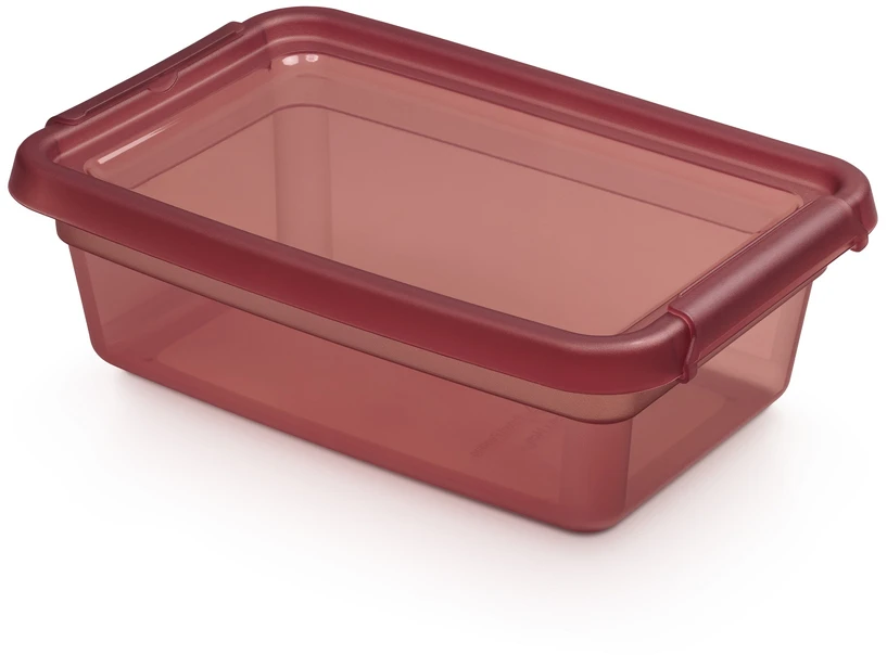 Orplast „Basestore“ indas su dangteliu ir spaustukais, 19 x 28 x 9 cm, 3 l rabarbarams