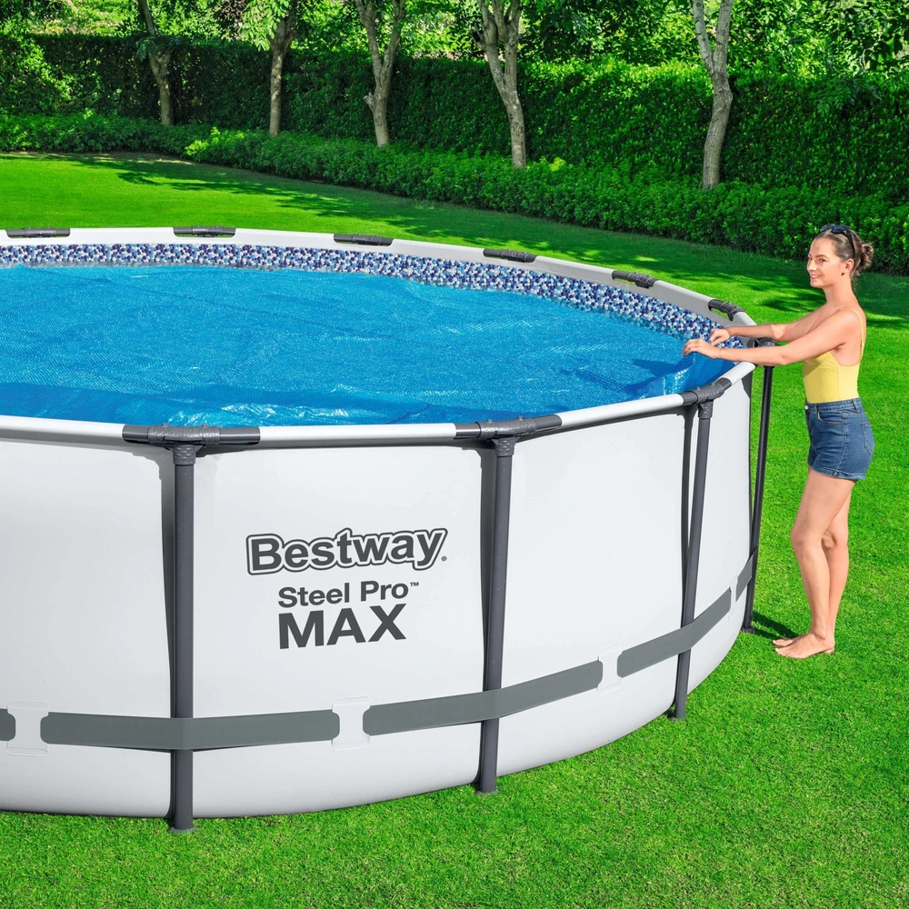 Bestway Šilumą sulaikantis baseino uždangalas Flowclear, 356cm