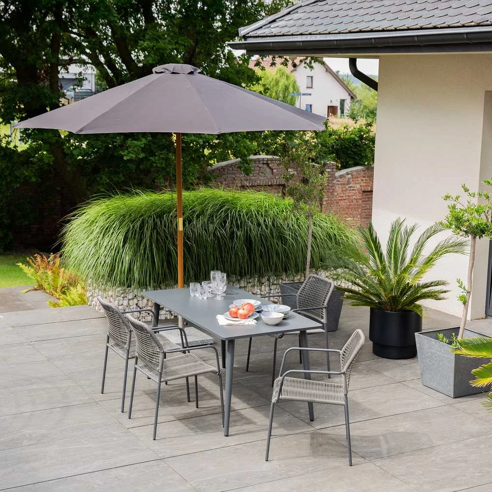 Poliesterio sodo skėtis 3 m antracito spalvos PATIO