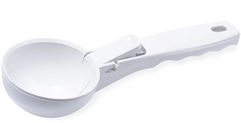 Practic Knob scop / Knob spoon baltas PRAKTIŠKAS