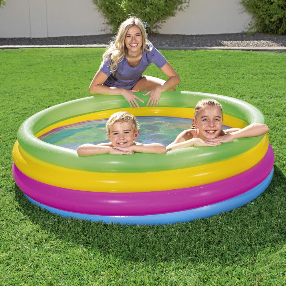 Pripučiamas baseinas Bestway Rainbow 157 cm x 46 cm, 51117