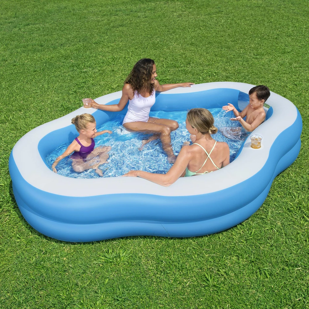 Bestway Baseinas Splashview, mėlynos ir baltos spalvos, 270x198x51cm