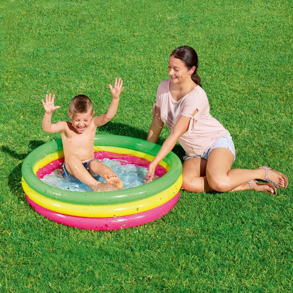 BESTWAY pripučiamas baseinas 102cm x 25cm, 51104