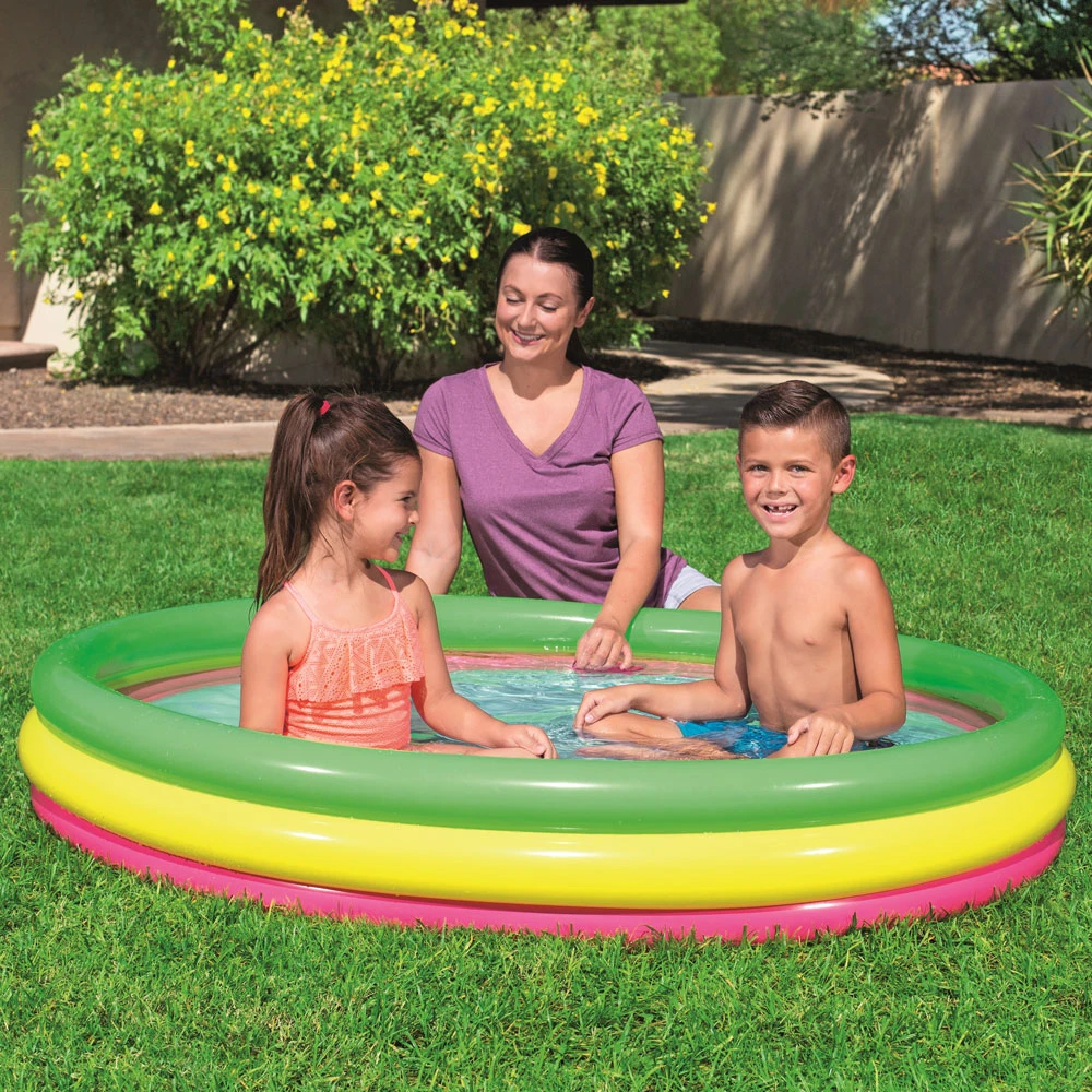 BESTWAY pripučiamas baseinas RAINBOW 152 cm x 30 cm (51103)