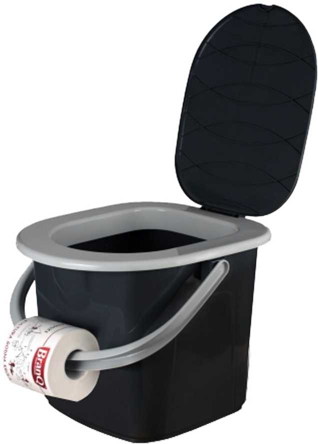 Toaleta „BranQ“ 15,5 l kibirinis kelioninis tualetas