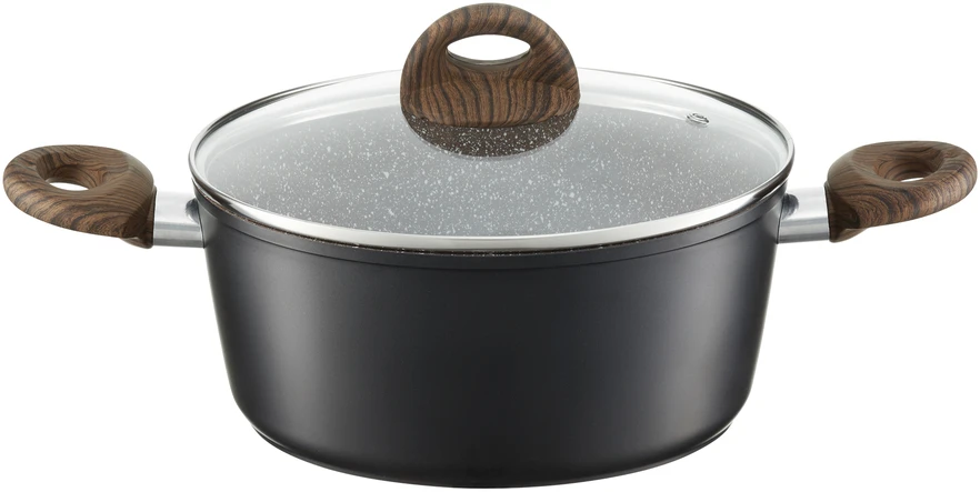 Puodas aluminiowy su dangteliu Terra 28 cm 5,6 l AMBITION