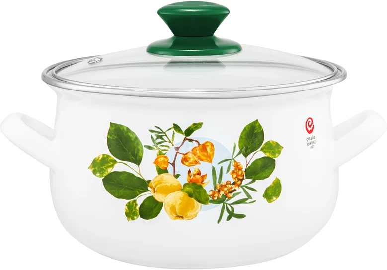 Smaragdiniai puodai ant kabančio Pigwa 18 cm 2,9 l EMALIA OLKUSZ