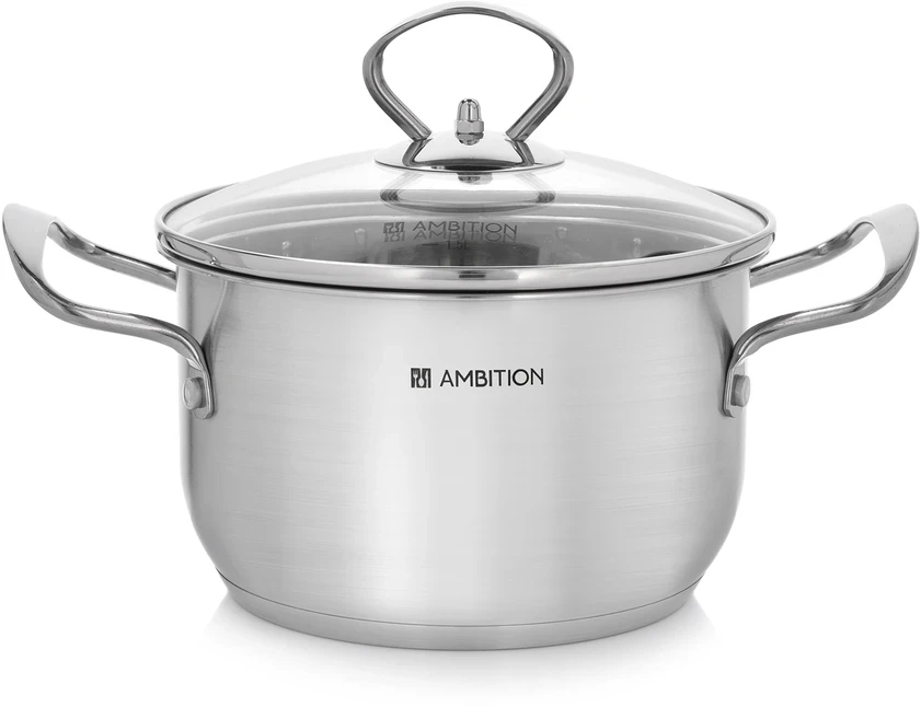 Puodas plieno su dangteliu Petite 16 cm 1,9 l AMBITION