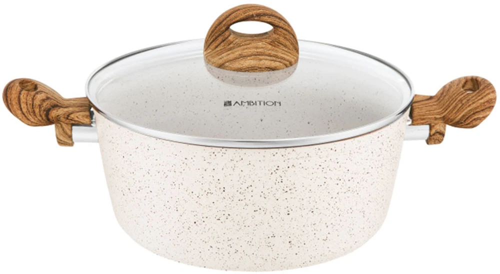 Dajar Ambition troškinimo puodas su dangteliu Nature 24 cm (34145)