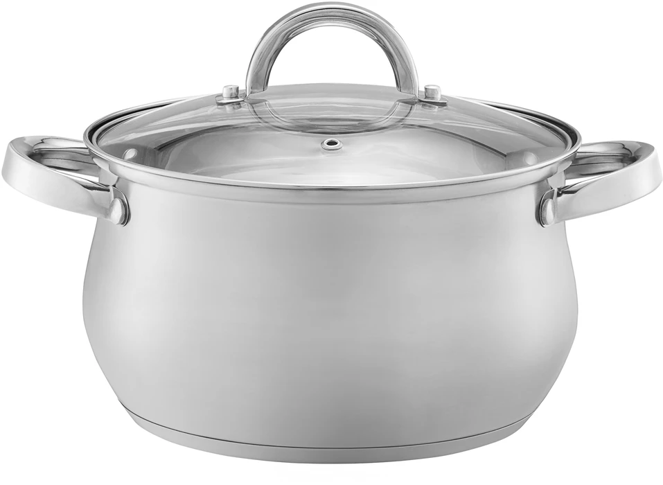 Puodas su stikliniu dangteliu Domingo 24 cm 7,3 l DOMOTTI