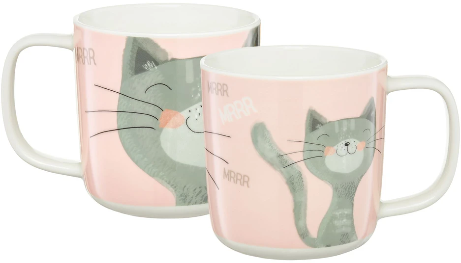 Puodelis 370 ml Pets tabby cat AMBITION
