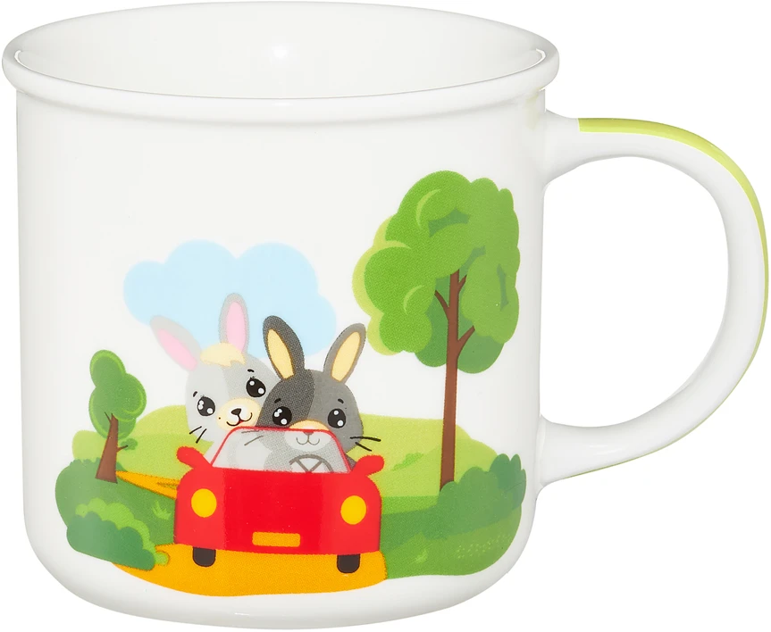 Puodelis Betty and Bunny 240 ml automobilio AMBITION JUNIOR