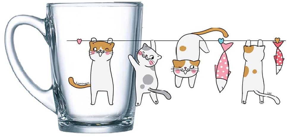 Puodelis New Morning Cats 320 ml LUMINARC