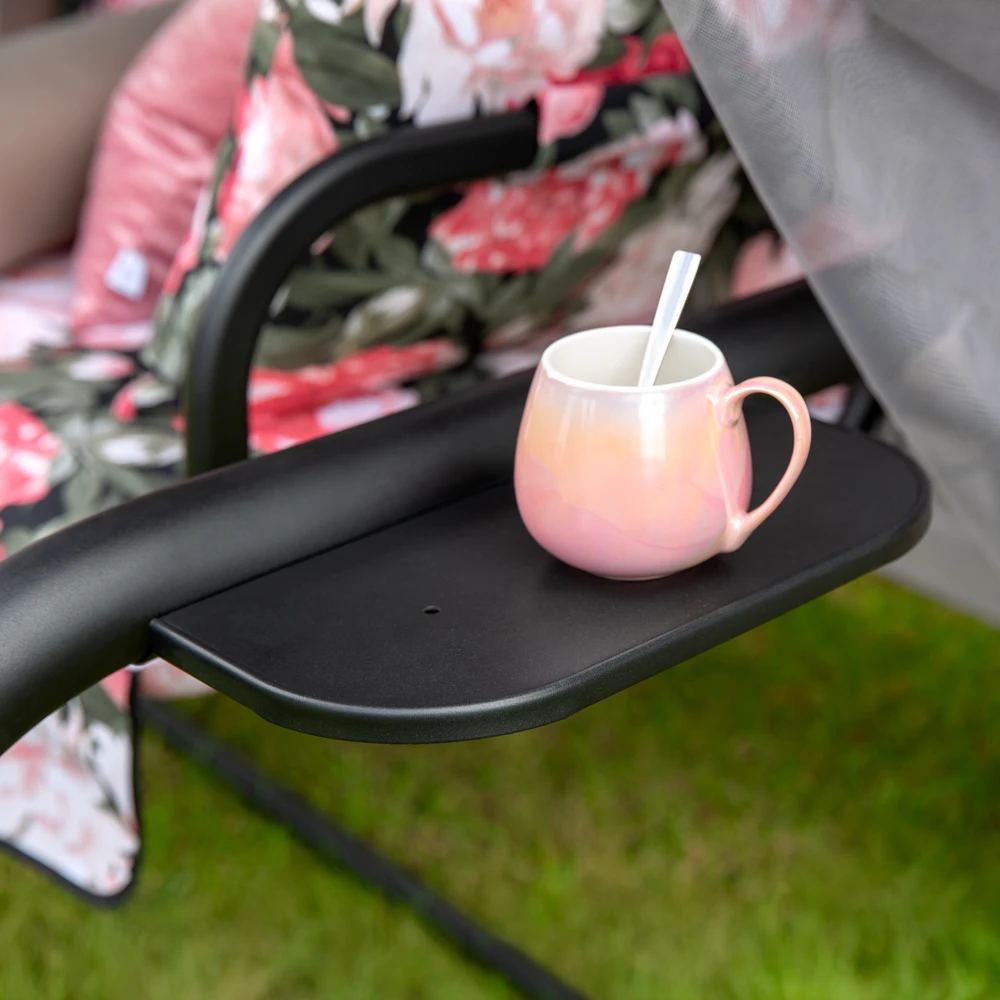 Puodelis Pearl 380 ml rožinė AMBITION