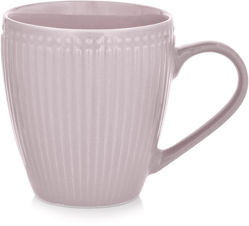 Puodelis porcelanowy 390 ml Skirtas garbanotiems plaukams pilka AMBITION