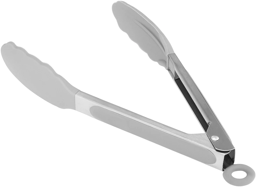 Replės su silikoniniais antgaliais su Snap rankenomis 28 cm pilkos spalvos AMBITION