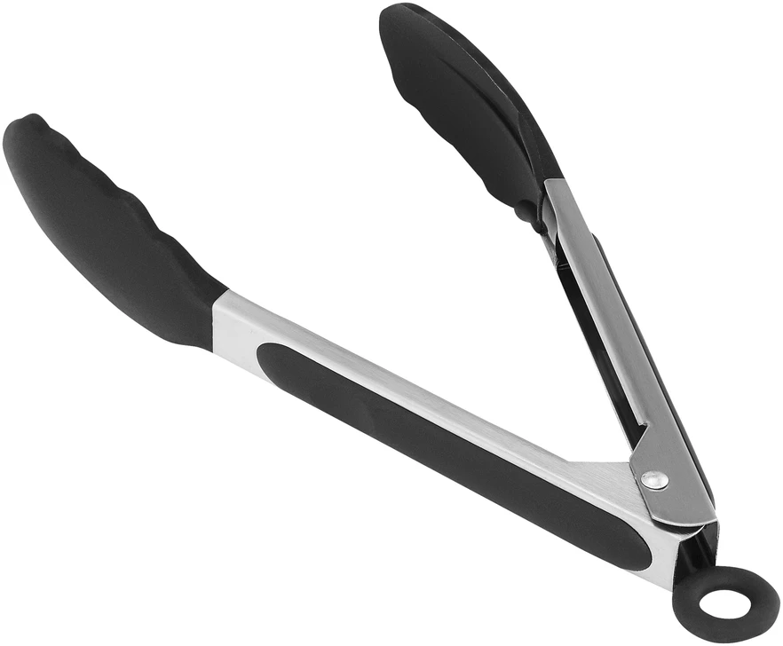 Replės su silikoniniais antgaliais su Snap rankenomis 28 cm juodos AMBITION