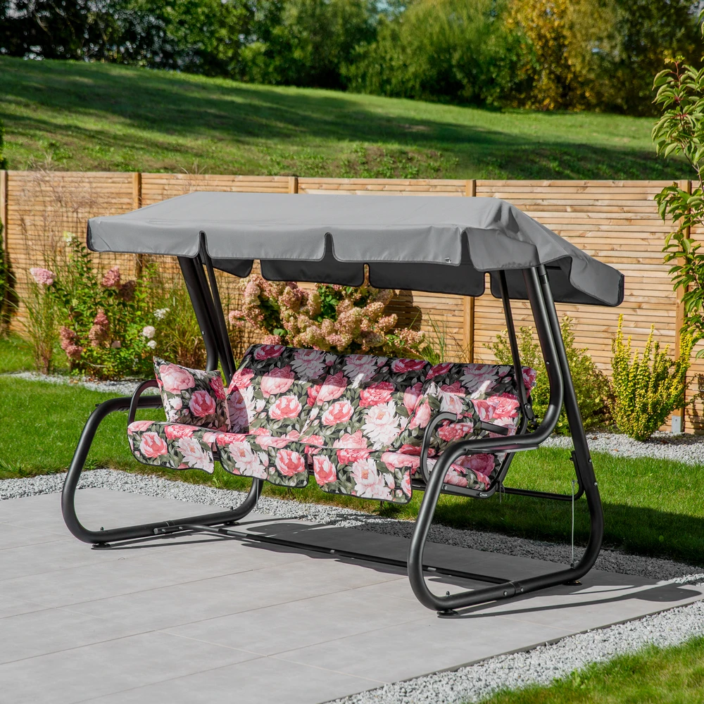 Rimini Juodas Edition A101-23PB PATIO Sodo sūpynės
