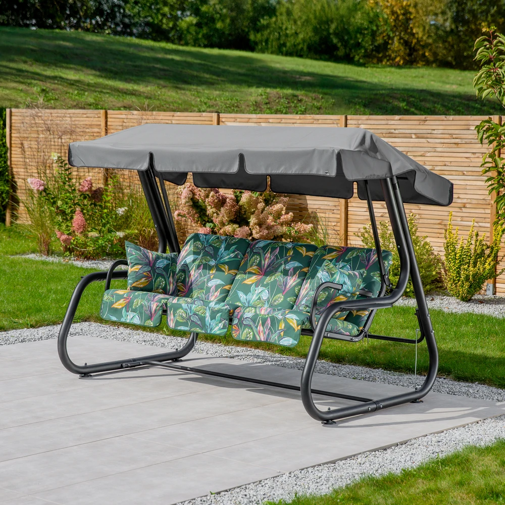 Rimini Juodas Edition G058-02PB PATIO Sodo sūpynės