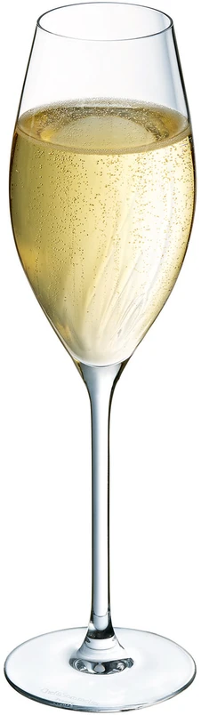 Cristal D039Arques Rinkinys šampano taurės 240 ml Swirly 4 dalių CRISTAL D'ARQUES