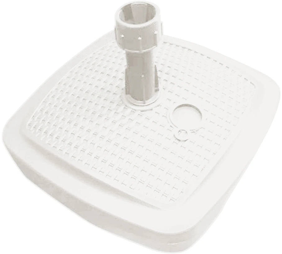 Rotango skėčio pagrindas baltas 39 x 39 cm 12 l PATIO