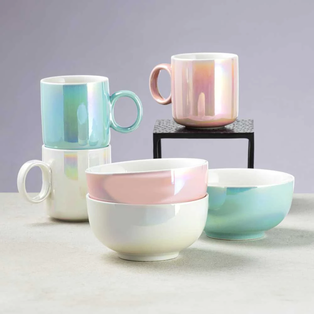 Salaterka 14 cm Pearl balta AMBITION