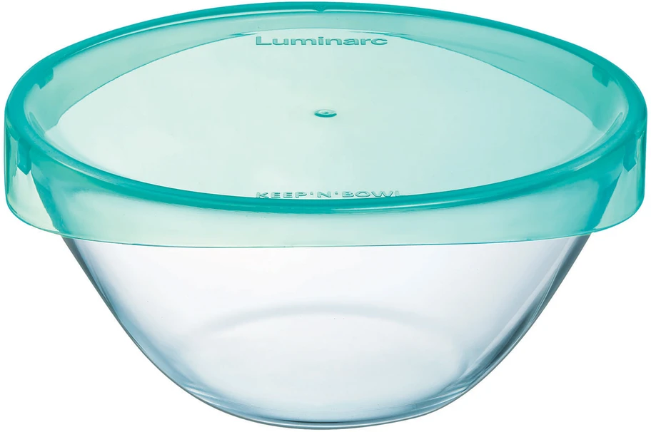 Salaterka su dangteliu Keep'n'Bowl Lagoon 23 cm turkusowa LUMINARC
