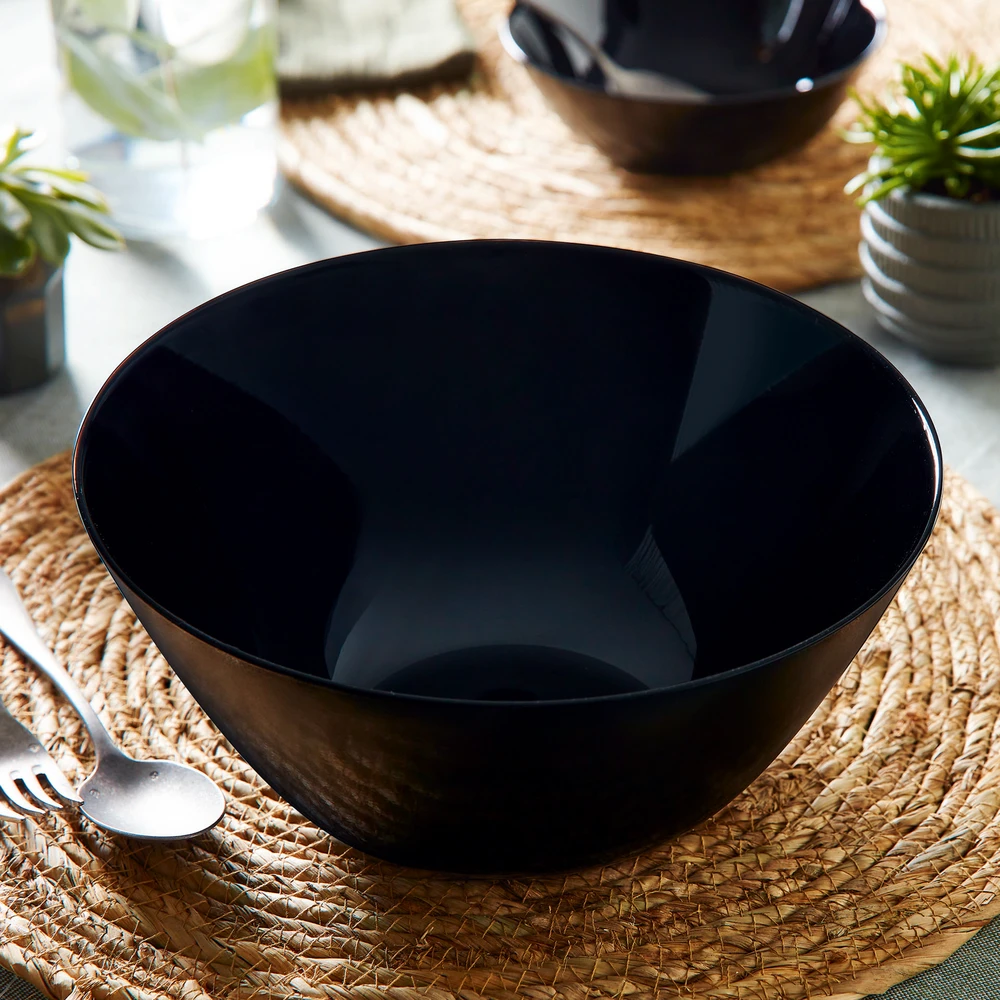 Salaterka Zelie 24 cm juoda LUMINARC