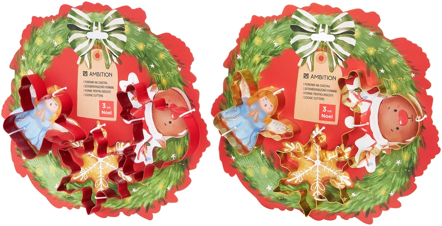 Sausainių formelė Noel Angel Reindeer Star AMBITION MIX OF COLOURS