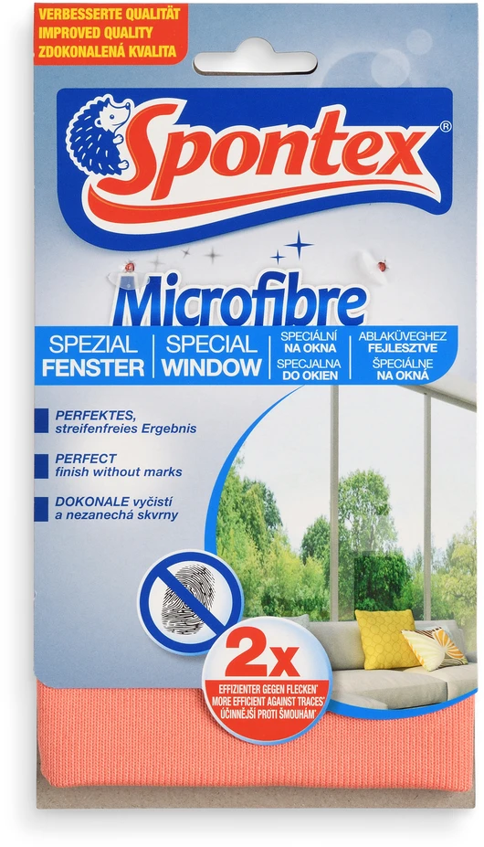 Mikropluošto šluostė langams valyti Spontex Mikropluoštas