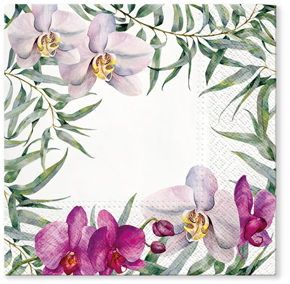 Serwetki Orchid 33 x 33 cm 20 vnt. PAW