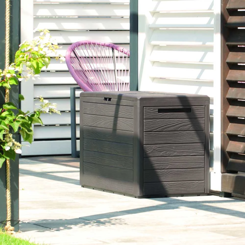 Prosperplast Sodo dėžė 140L antracito spalvos