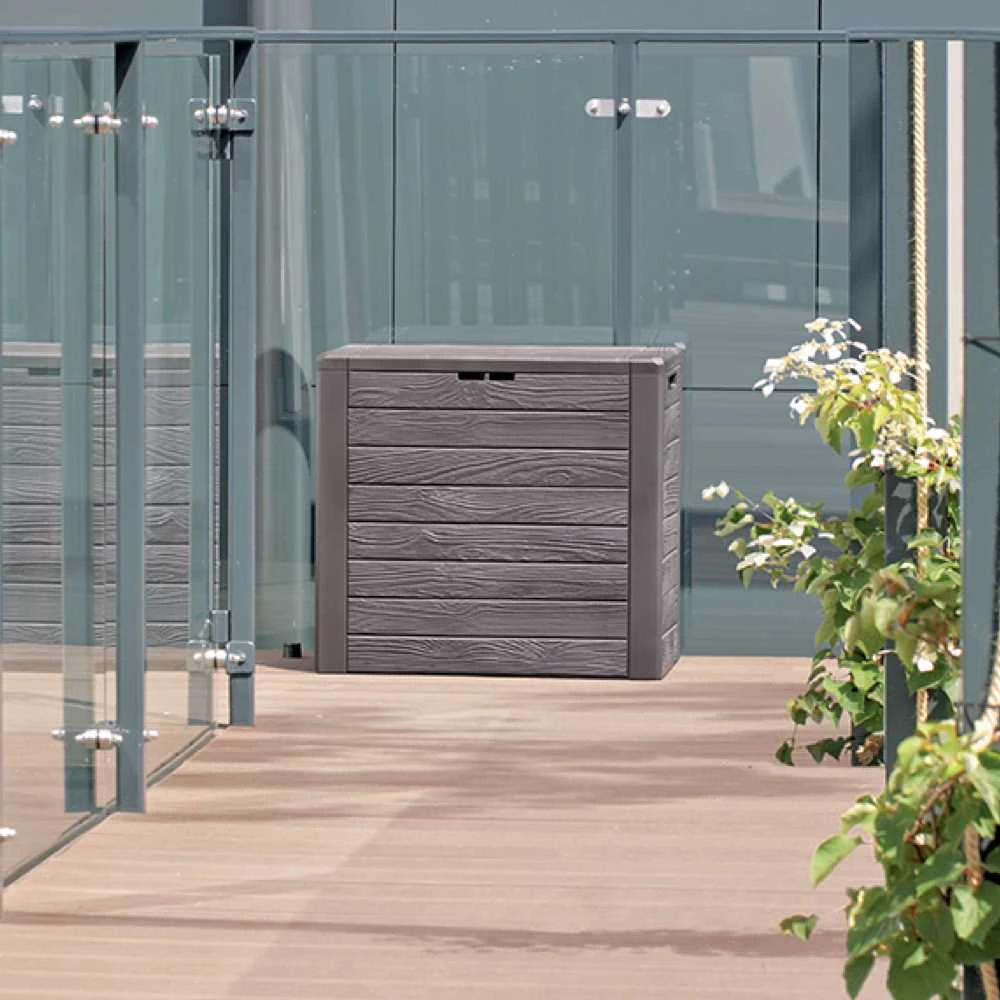 Prosperplast Sodo dėžė 140L ruda Woodebox
