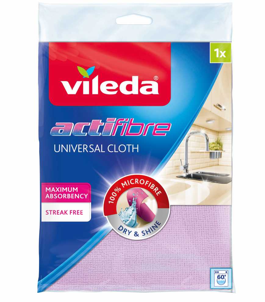 Mikropluošto šluostė VILEDA ACTIFIBRE 29x29cm, 1vnt