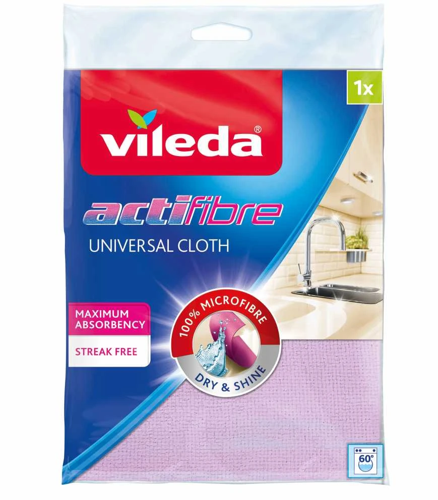 Mikropluošto šluostė VILEDA ACTIFIBRE 29x29cm, 1vnt
