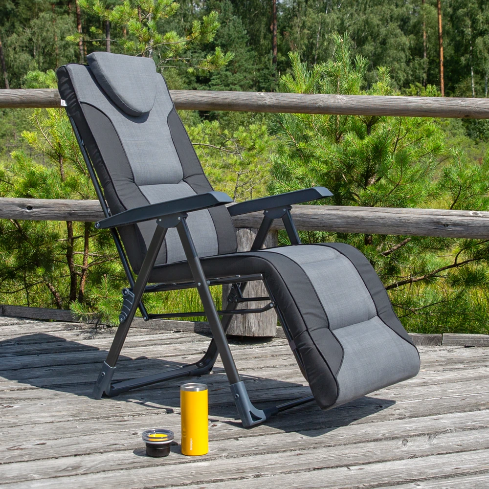 Sodo fotelis su atrama kojoms Mijas Plus D002-07PB / H024-07IB PATIO