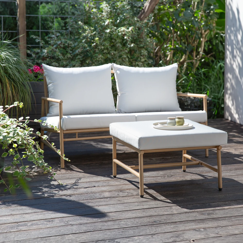 Sodo sofa su kėdute Estelle beige PATIO