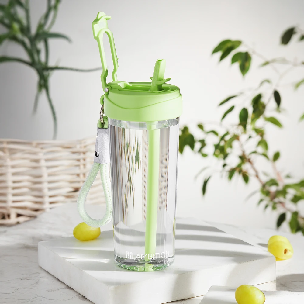 Sportinis vandens butelis 700 ml, žalias, AMBITION