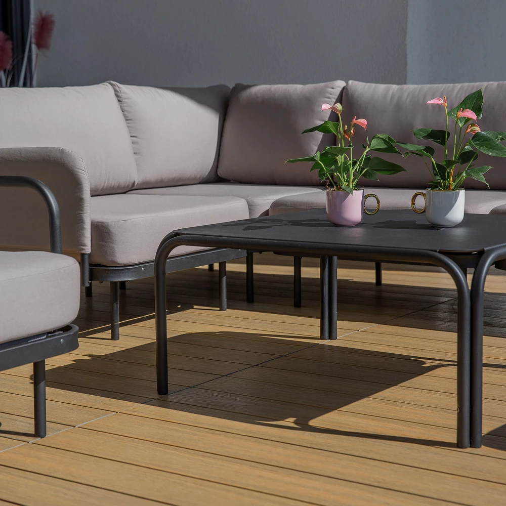 Staliukas sodo Piryt 83 x 83 x 39 cm PATIO