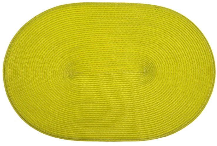Stalo kilimėlis Fusion Fresh Žalias 45 x 30 cm ovalus AMBITION