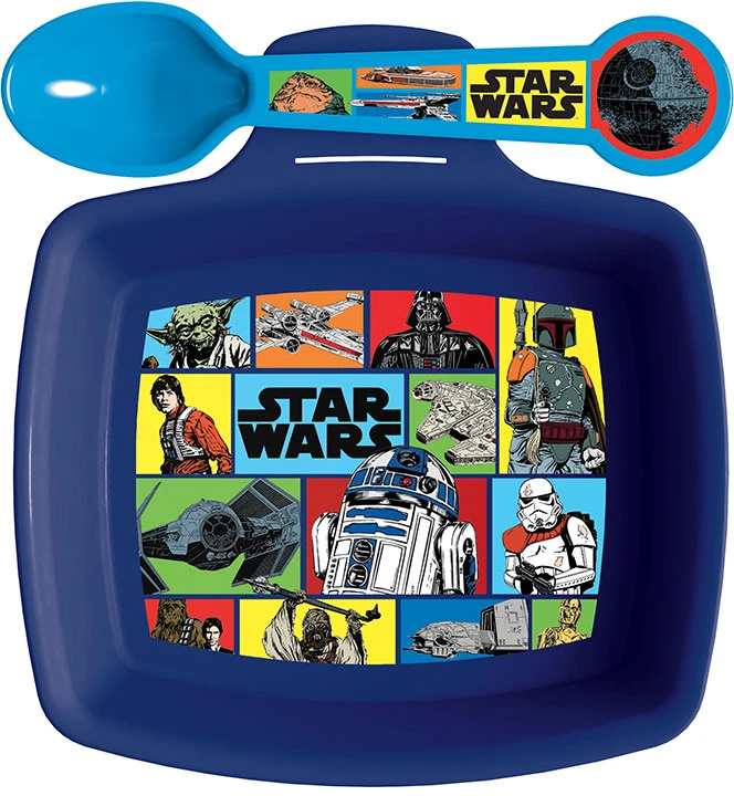 Star Wars Comics pusryčių rinkinio dubuo su šaukštu 390 ml DISNEY