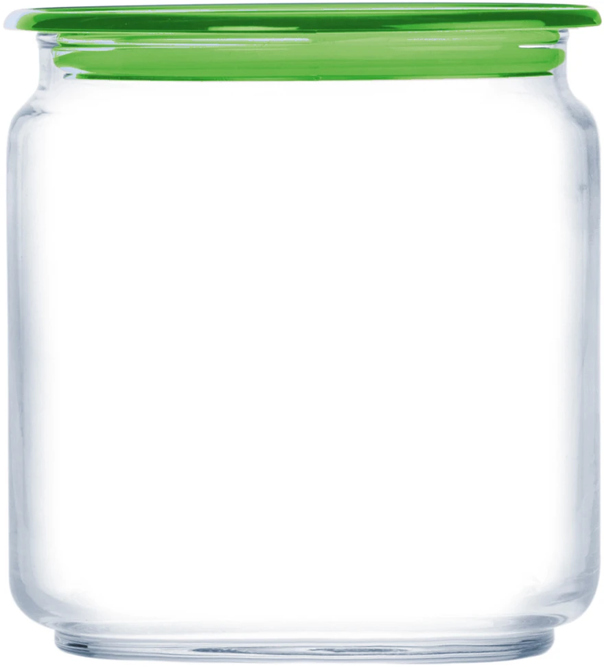 Stiklainis su dangteliu Plano 750 ml žalias LUMINARC