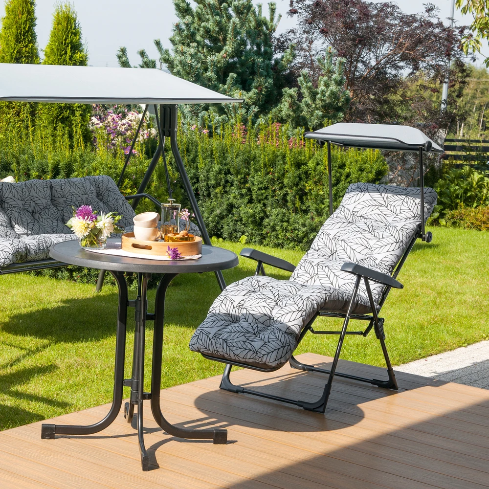 Stół Dine &amp; Relax 60 cm pizarra / antracito PATIO