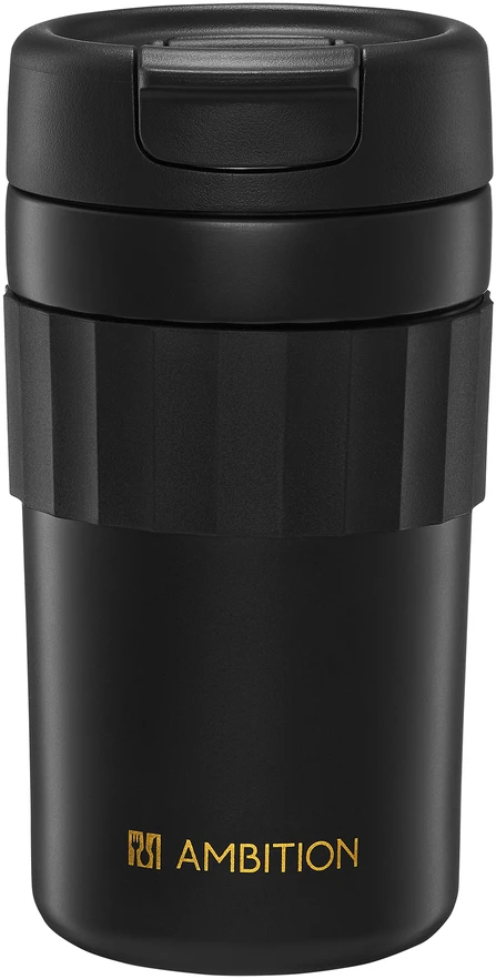 Termo puodelis Nino 450 ml juoda AMBITION