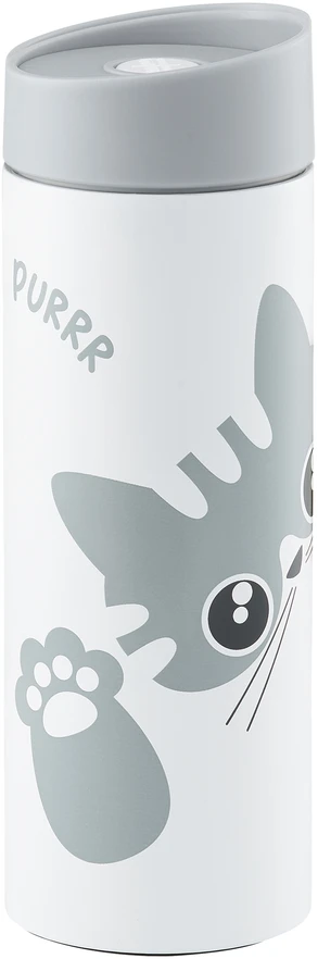 Termopuodelis Kitty 350 ml pilkas AMBITION
